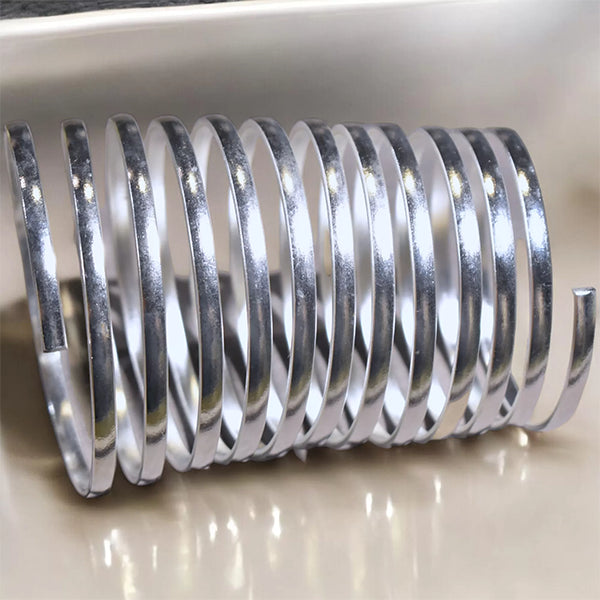 Tribal Jumbo Spring Bracelet : Silver
