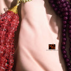 Crimson Charm: Maroonish Red Bead Necklace