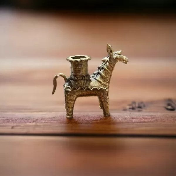 Dokra Donkey Candlestand