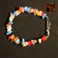 Multimulticolor Uncut Stone Bracelet