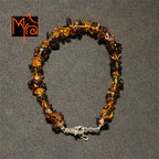 Amber Uncut Stone Bracelet
