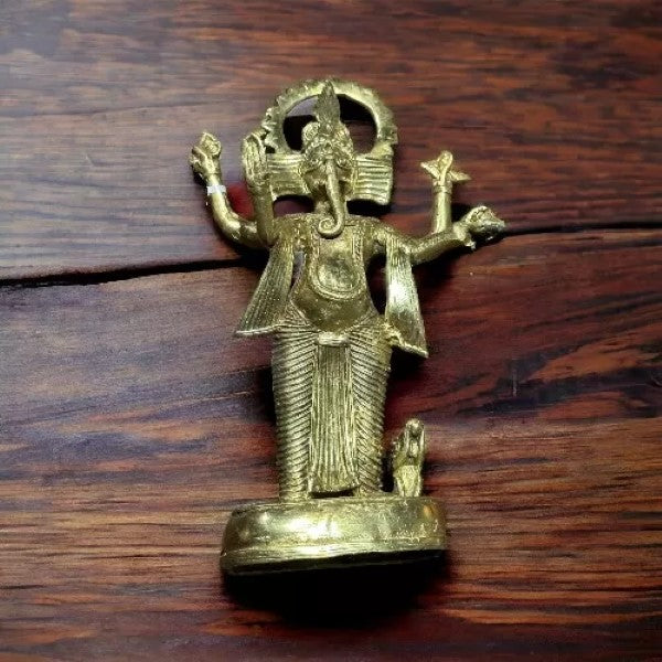 Dokra Standing Ganesha