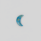 Neel Chand | Blue Half Moon Brooch