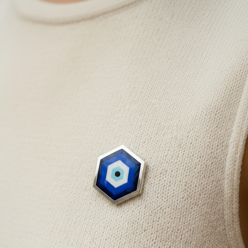 Nazar Suraksha | Evil Eye Handpainted Brooch