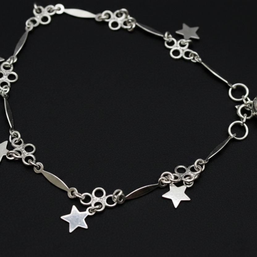 Star Charms with Bells Bracelet