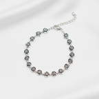 Rose Charm Metal Bracelet