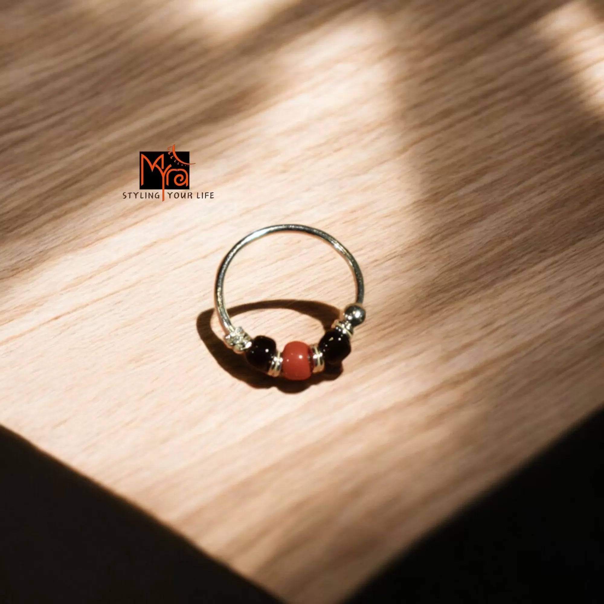 Inferno Dots Nose Ring 92.5 sterling silver pure silver MYRA