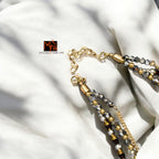 Golden Bead Chain Necklace – German Silver Layered Necklace