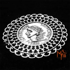 Republic of France Engraved Cocktail Ring