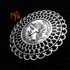 Republic of France Engraved Cocktail Ring