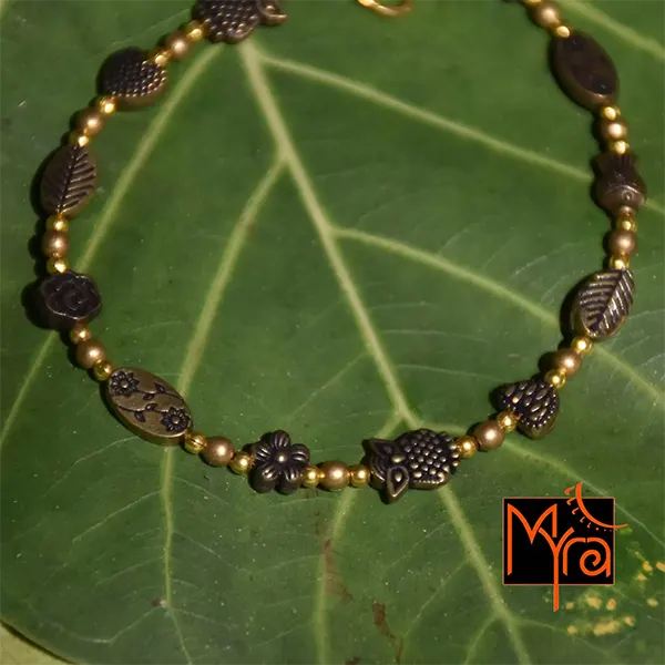 Mixed Golden Charms Anklet