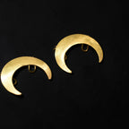 Ardha - Crescent Brass Ear Cuff