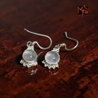 Silver Moonstone Earrings