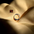 Orb Thread Clip-On Septum Ring 92.5 sterling silver no piercing MYRA