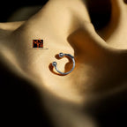 Dot Zen Clip-On Septum Ring 92.5 sterling silver no piercing MYRA