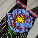 African Weave Necklace : Flower