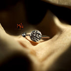 Buy clip-on false septum ring pure silver online India MYRA