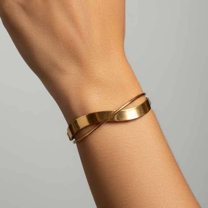 Jora Bahar | Two Layer Brass Bracelet