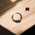 Tied Soul Nose Ring 92.5 sterling silver pure silver MYRA