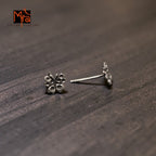 Silver Butterfly Stud Earrings