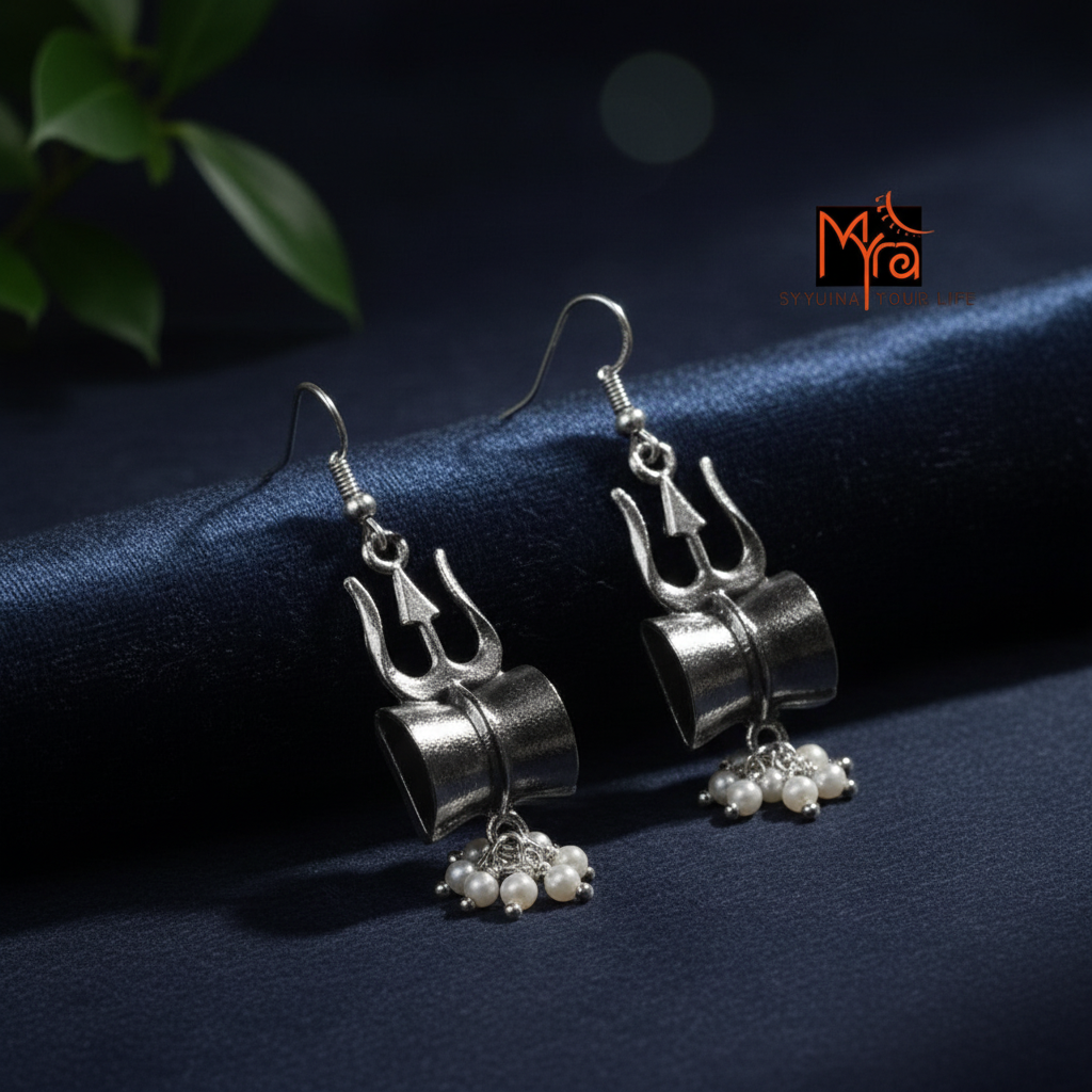 Pearl Enhanced Dumroo Earrings