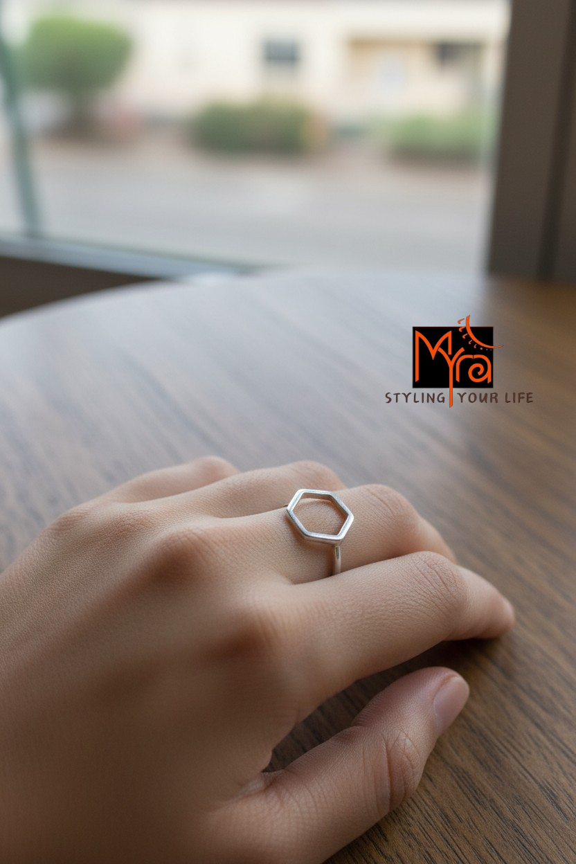 Hexagon Design Ring