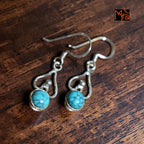 Simple Turquoise Statement Earrings