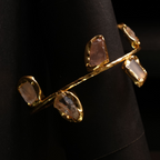 Stone Studded Brass Bracelet