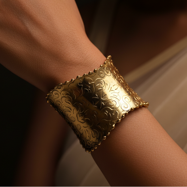 Bold Cuff Brass Bangle