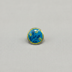 Chhoto Neel Phool | Small Blue Flower Brooch