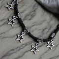 Black Thread Charm Anklet : Star