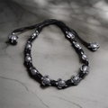 Black Thread Charm Anklet : Turtle