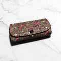 Brown Kantha Spectacle Case - Handcrafted Bengali Eyewear Holder