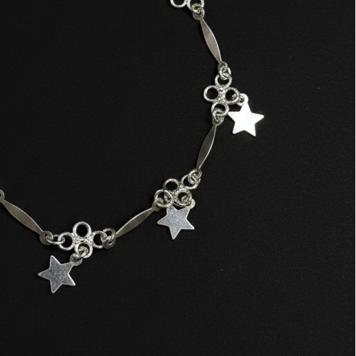Star Charms with Bells Bracelet