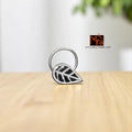 Chhaya Teardrop Hand-Painted Silver Nosepin 92.5 sterling silver MYRA