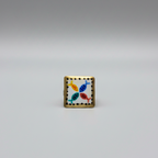 Machh Rani | Mach Handpainted Brass Ring