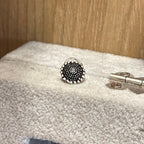 Abstract Circle Pattern Nose Pin – 925 Sterling Silver