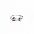 Shwet – White Bead 925 Sterling Silver Nose Ring