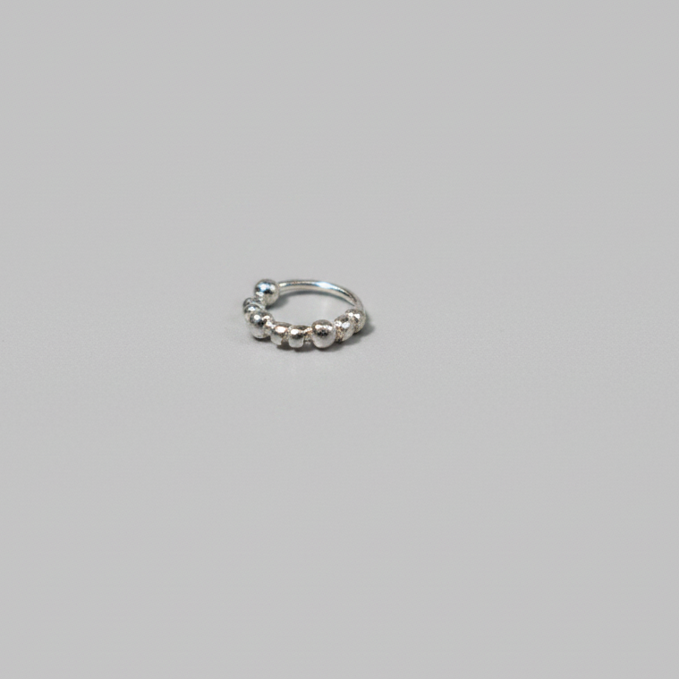 Rupa – Silver Bead 925 Sterling Silver Nose Ring