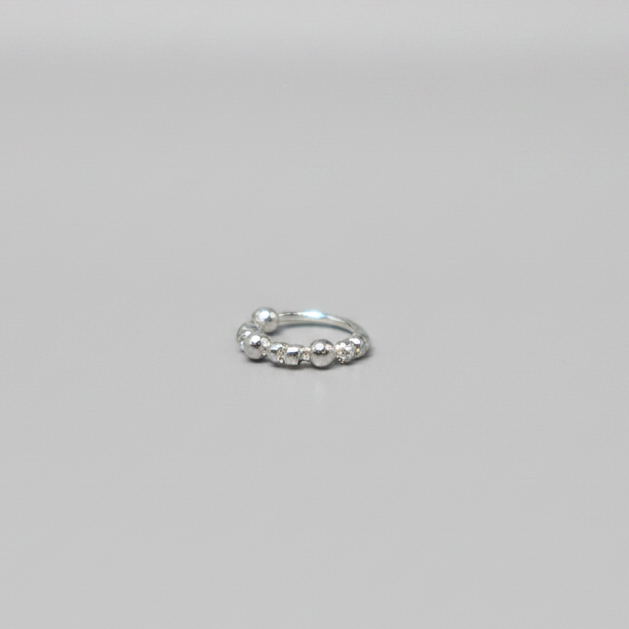 Rupa – Silver Bead 925 Sterling Silver Nose Ring