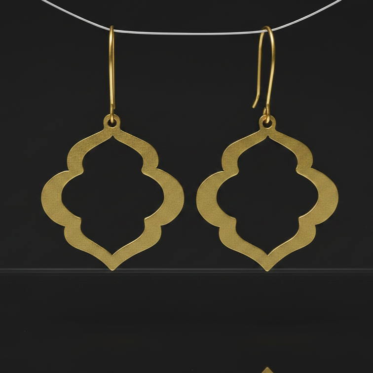 Pheon - Temple Brass Earrings