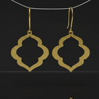 Pheon - Temple Brass Earrings