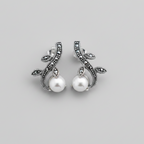 Pure Silver Earrings with Mother of Pearls