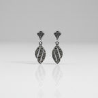 Pure Silver Marcasite Filigree Earrings