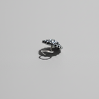 Abstract Circle Nose Pin – 925 Sterling Silver