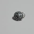 Tribal Circle Nose Pin – 925 Sterling Silver
