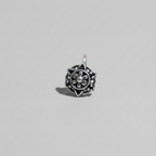 Mandala Circle Nose Pin – 925 Sterling Silver