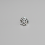 Abstract Illusion Nose Pin – 925 Sterling Silver
