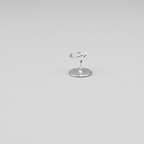 Dandelion Bloom Nose Pin – 925 Sterling Silver