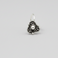 Traditional Trikon Nose Pin – 925 Sterling Silver